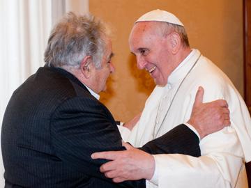 Encuentro del Presidente Mujica con el Papa Francisco