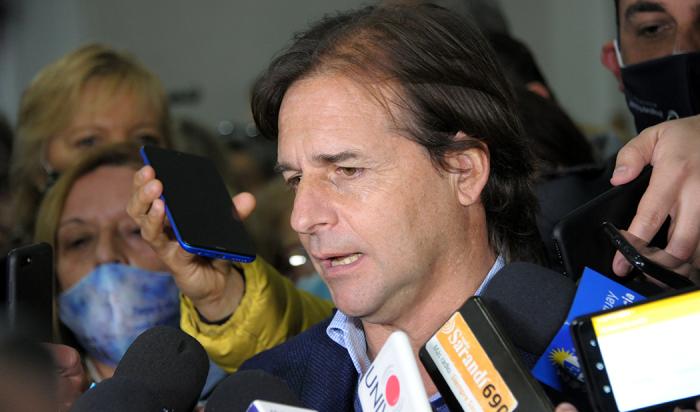 Lacalle Pou en nota de prensa