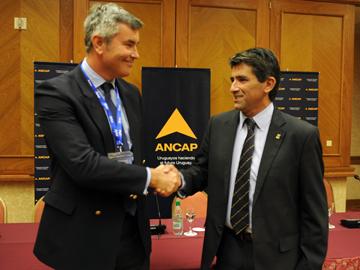 Raúl Sendic y Natham Oliver
