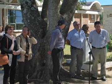 Acto de inauguración por electrificación rural (foto de UTE).
