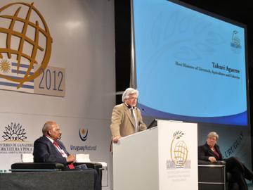 Tabaré Aguerre, ministro de Ganadería, Agricultura y Pesca