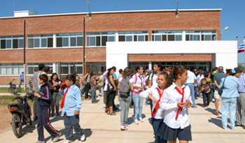 Estudiantes del Liceo San Luis, foto de archivo