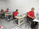 Inauguración del Taller Industrial de vestimenta en el INR.