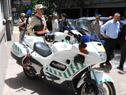El Ministerio del Interior recibió 20 motocicletas por parte de la Embajada de España