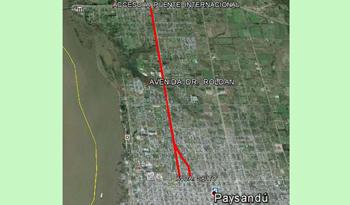 Plano de la zona donde se realizarán obras