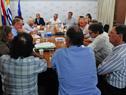 Reunión entre autoridades de gobierno, gremiales agropecuarias y productores autoconvocados