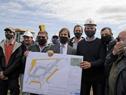 Presidente Lacalle Pou visitó obras de la Central Hortícola del Norte Presidente Lacalle Pou visitó obras de la Central Hortícola del Norte