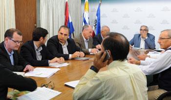 Reunión en la sede del Ministerio de Ganadería, Agricultura y Pesca