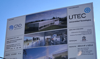 Obras de UTEC en Rivera