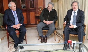 Ernesto Samper, José Mujica, Luis Almagro
