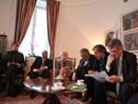 Desayuno de trabajo con representantes de organizaciones de uruguayos en Suecia