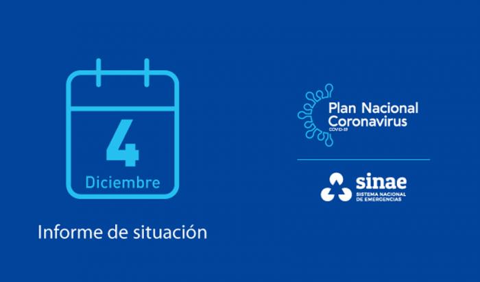 Portada del reporte diario del Sinae