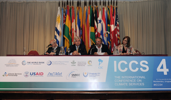Autoridades en 4.ª Conferencia Internacional sobre Servicios Climáticos