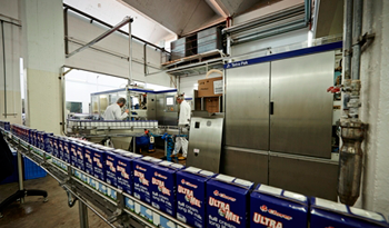 Planta de procesamiento de productos lácteos. (Foto de INALE)