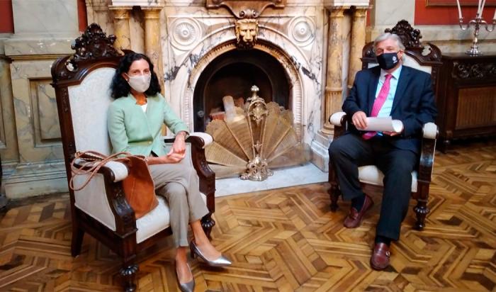 Azucena Arbeleche y Francisco Bustillo