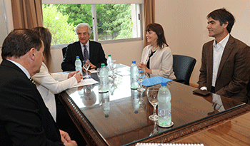 Presidente Vázquez con representantes de la Unión de Exportadores del Uruguay