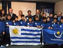 Entrega del Pabellón Nacional al equipo Marconi que nos representará en el Mundialito Nanone