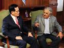 Mujica se reunió con el Presidente de la Asamblea Nacional de la República de Corea