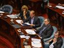Subsecretarios de Economía, Pablo Ferreri y de Industria, Gabriel Moncecchi, en el Parlamento