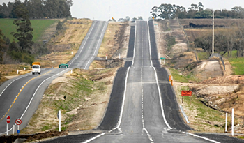 Ruta 1. Foto de archivo Ruta 1. Foto de archivo