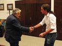 Presidente José Mujica recibe al eurodiputado español Pablo Iglesias