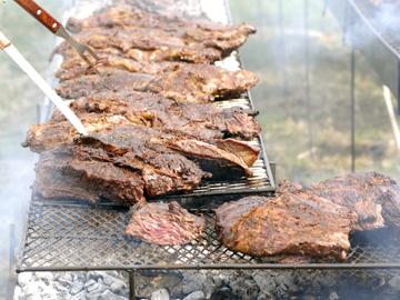 Carne en la parrilla
