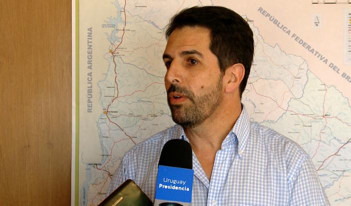 Coordinador de Transporte Metropolitano del Ministerio de Transporte y Obras Públicas (MTOP), Joselo Hernández, en entrevista con Comunicación Presidencial