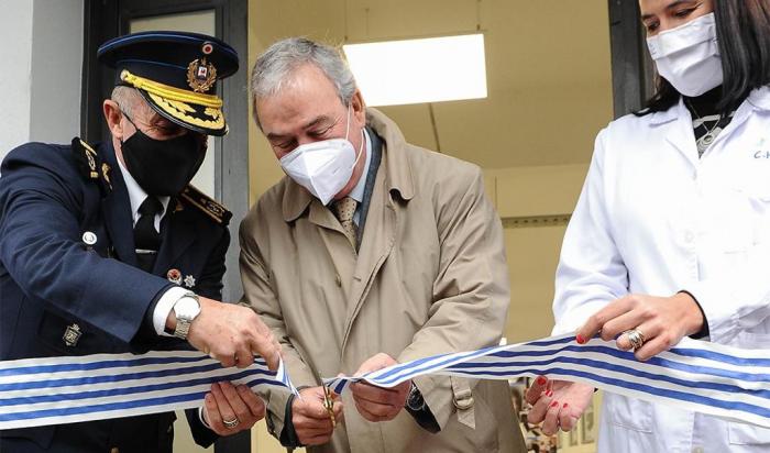 José Luis Roldán, Luis Alberto Heber y Victoria Lafluf