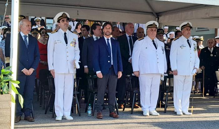 Lacalle Pou y autoridades