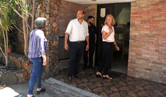 Martín Lema y Fernanda Auersperg,