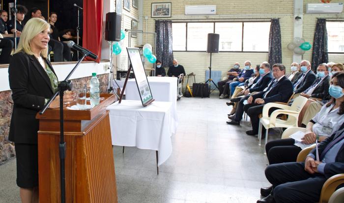 Beatriz Argimón en centenario del Piñeyro del Campo