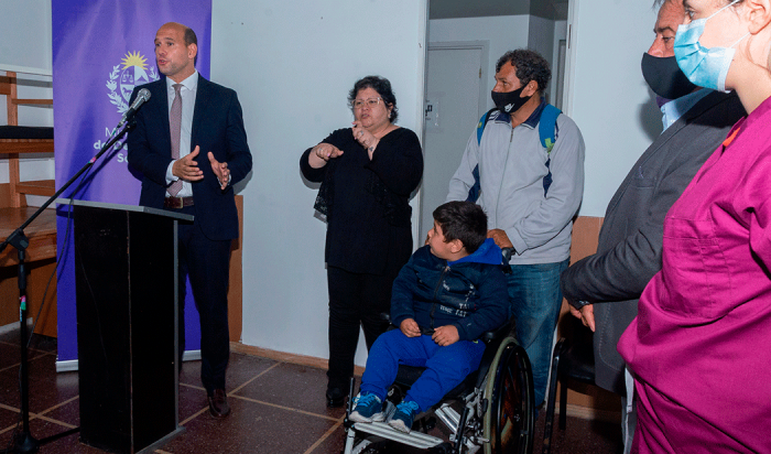 Ministro Lema en lanzamiento de la Semana de la Discapacidad