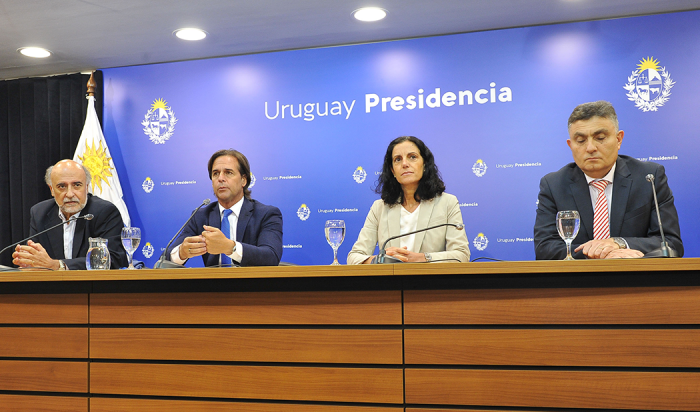 Conferencia del presidente Luis Lacalle Pou