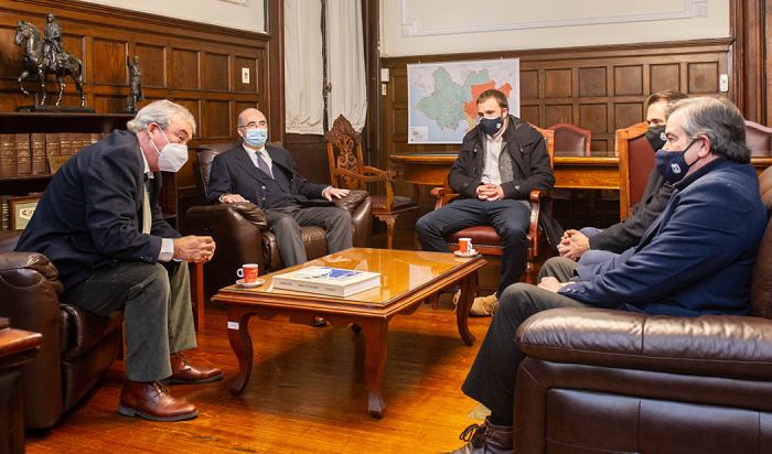 Reunión de ministros Luis Alberto Heber y Carlos María Uriarte