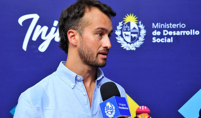 Director de Descentralización y Territorio del INJU, Federico Delgado, en diálogo con Comunicación Presidencial