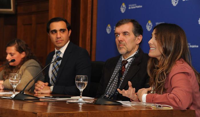 Autoridades del Ministerio de Salud Pública en lanzamiento de Semana Mundial de la Lactancia Materna