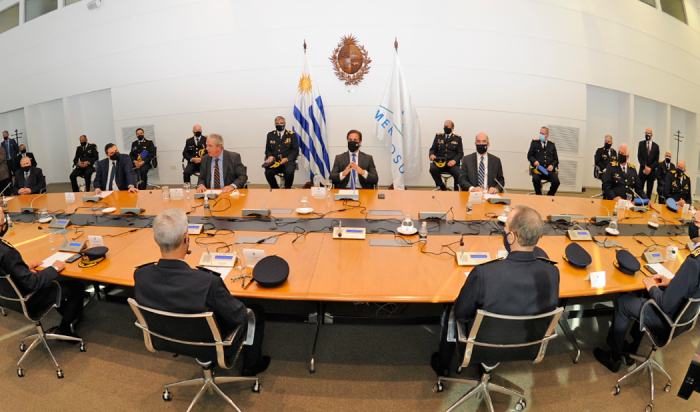 Presidente Lacalle Pou recibió al designado ministro del Interior, Luis Alberto Heber