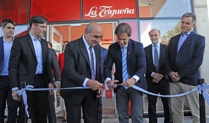 Presidente en inauguración de planta La Trigueña