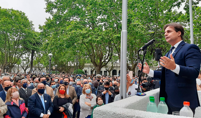 Lacalle Pou en Durazno