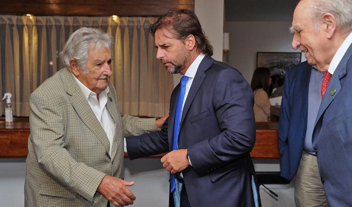 Lacalle, Mujica y Sanguinetti