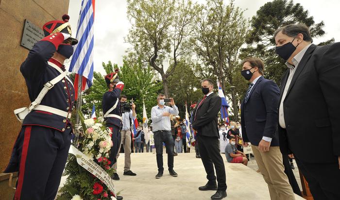 Presidente Lacalle Pou en Sauce