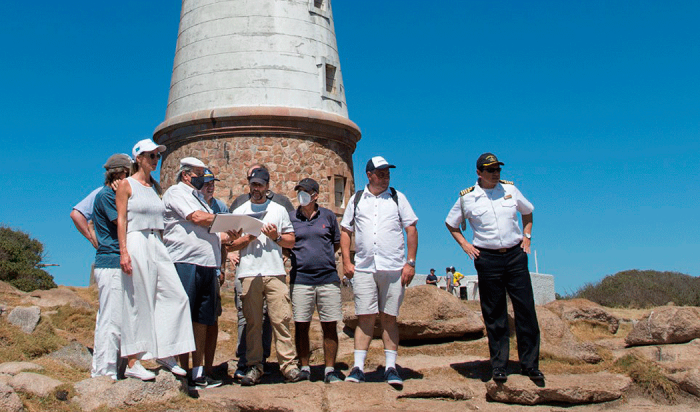 Lacalle Pou en isla de Lobos