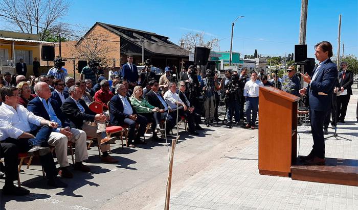 Lacalle en Fray Bentos