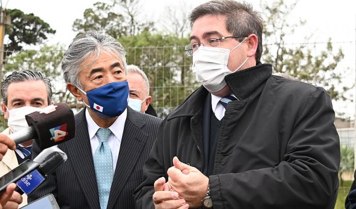 Tatshuiro Shindo y Leonardo Cipriani