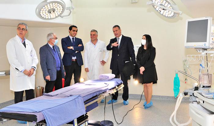 Autoridades de MSP en Hospital de Clínicas