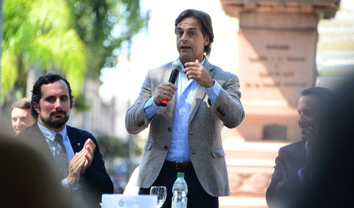 Lacalle Pou en inauguración de UTEC en Minas