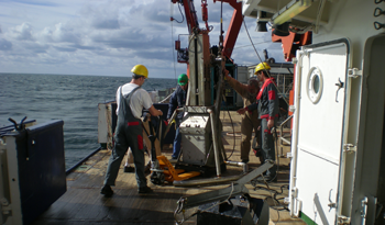 Exploración en plataforma marítima uruguaya