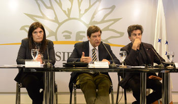 Alba Goycoechea, Javier Miranda y Osvaldo Laport. informan sobre misión al Líbano por refugiados sirios