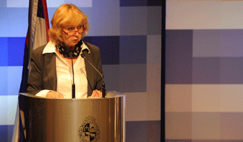 Denise Cook, representante residente de Naciones Unidas en Uruguay