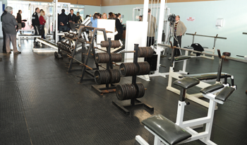El gimnasio es otro ámbito escolar